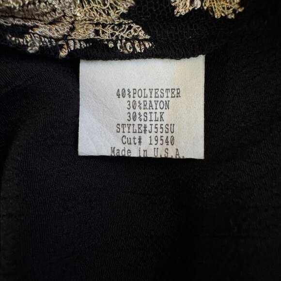 Spencer Alexis Womens Lace Floral Silk Kimono Jacket Size M Oriental Toggle - Picture 7 of 9